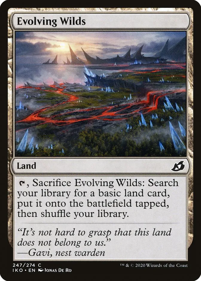2020 Ikoria: Lair of Behemoths Evolving Wilds #247 common card image