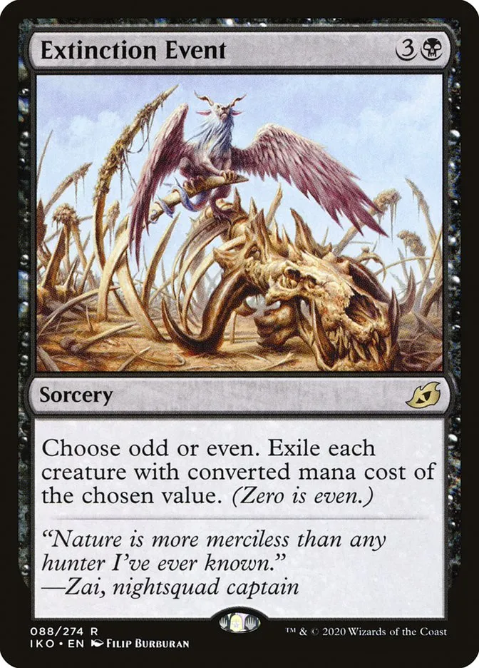 2020 Ikoria: Lair of Behemoths Extinction Event #88 rare card image