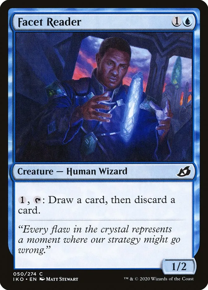 2020 Ikoria: Lair of Behemoths Facet Reader #50 common card image
