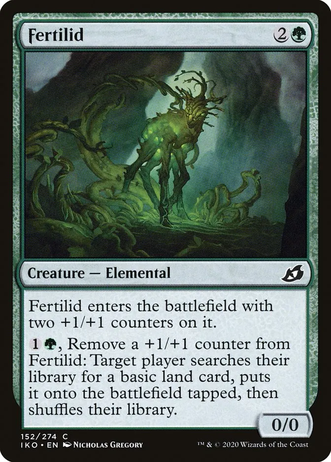 2020 Ikoria: Lair of Behemoths Fertilid #152 common card image