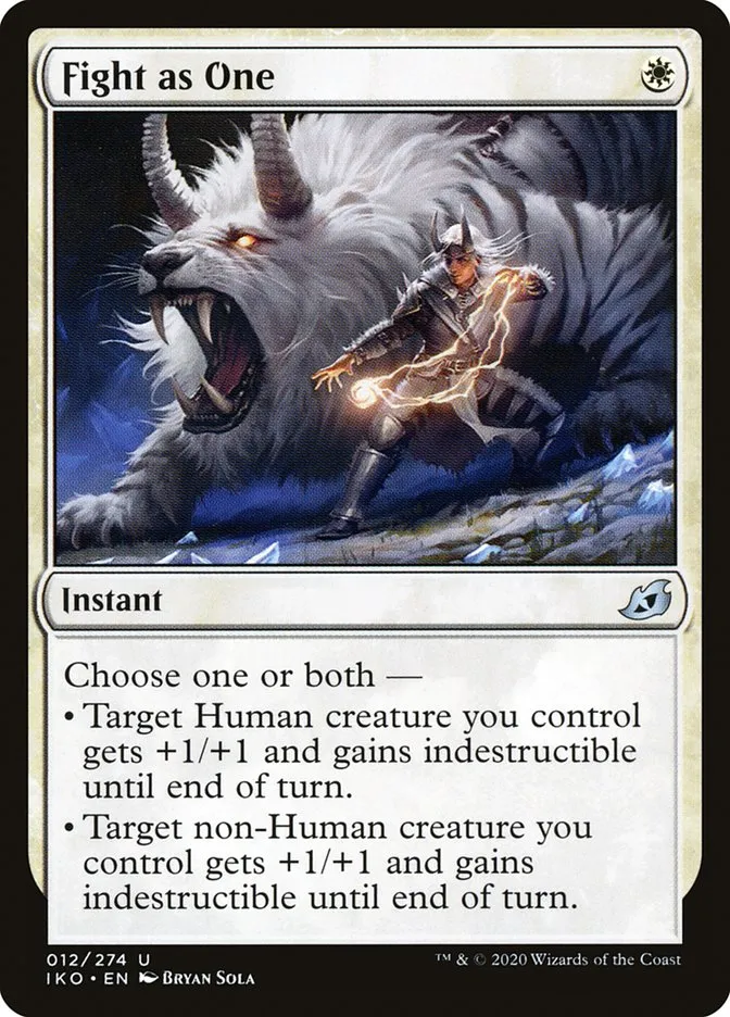 2020 Ikoria: Lair of Behemoths Fight as One #12 uncommon card image