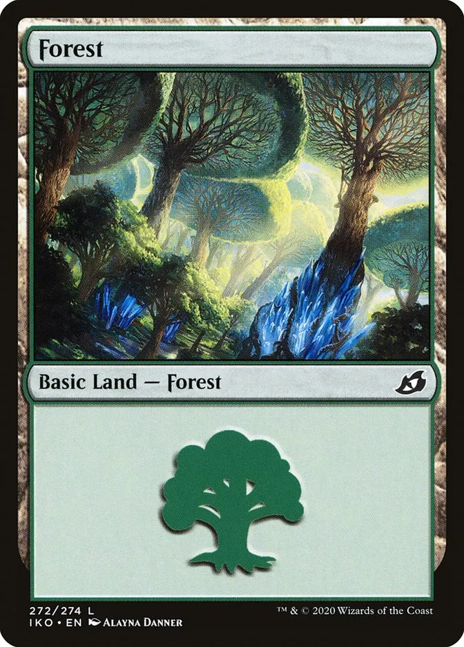 2020 Ikoria: Lair of Behemoths Forest #272 common card image