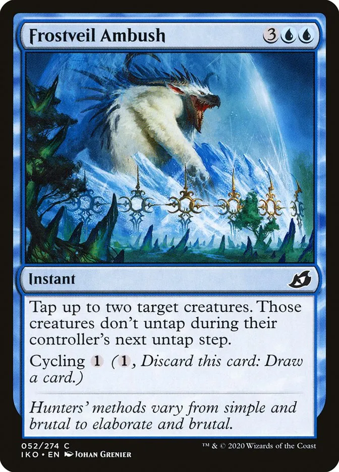 2020 Ikoria: Lair of Behemoths Frostveil Ambush #52 common card image
