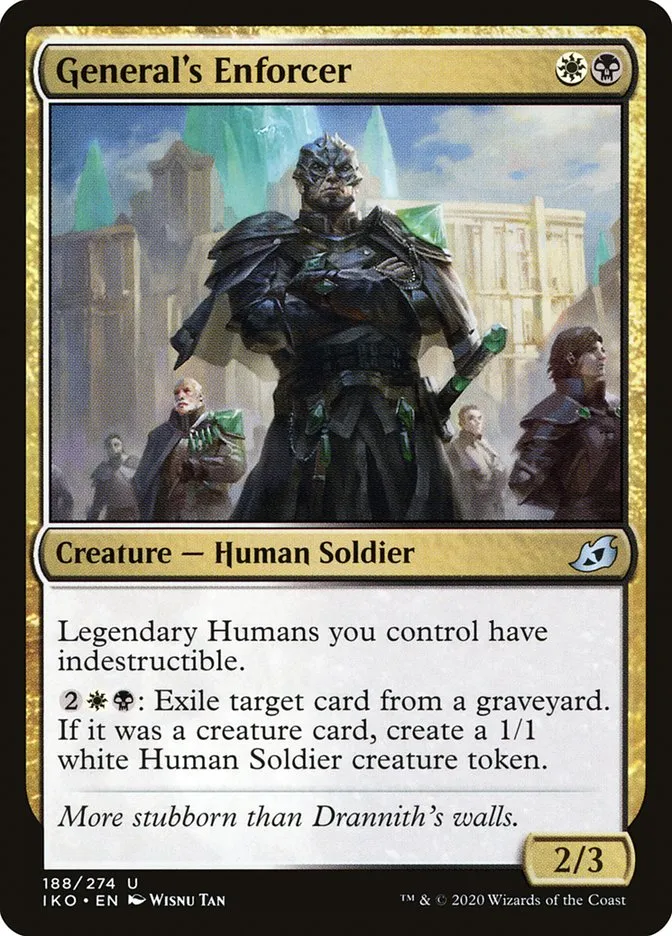 2020 Ikoria: Lair of Behemoths General's Enforcer #188 uncommon card image