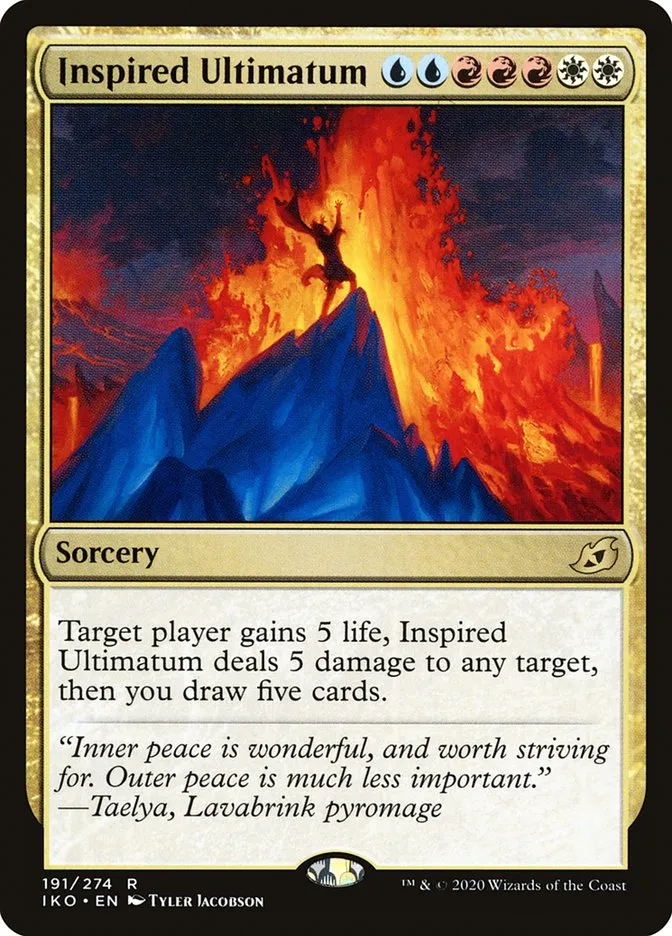 2020 Ikoria: Lair of Behemoths Inspired Ultimatum #191 rare card image