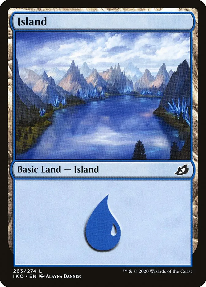 2020 Ikoria: Lair of Behemoths Island #263 common card image