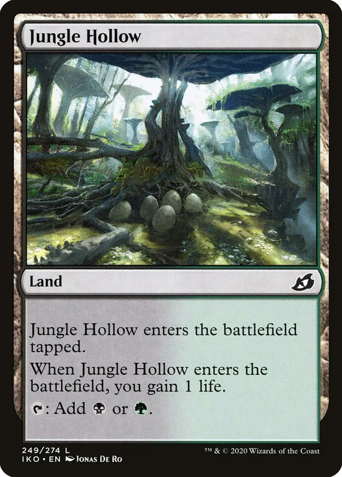 2020 Ikoria: Lair of Behemoths Jungle Hollow #249 common card image
