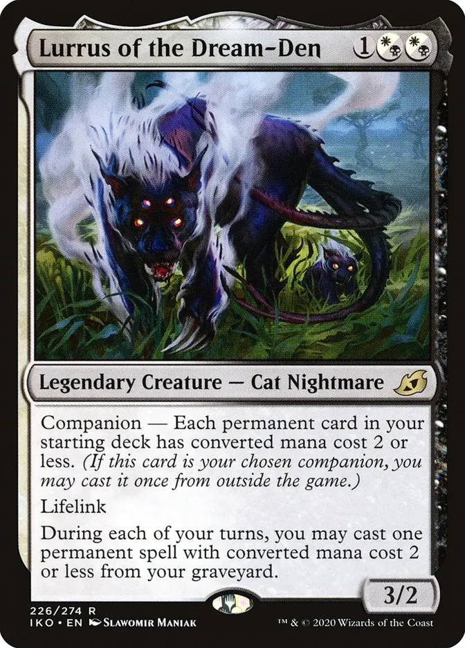 2020 Ikoria: Lair of Behemoths Lurrus of the Dream-Den #226 rare card image