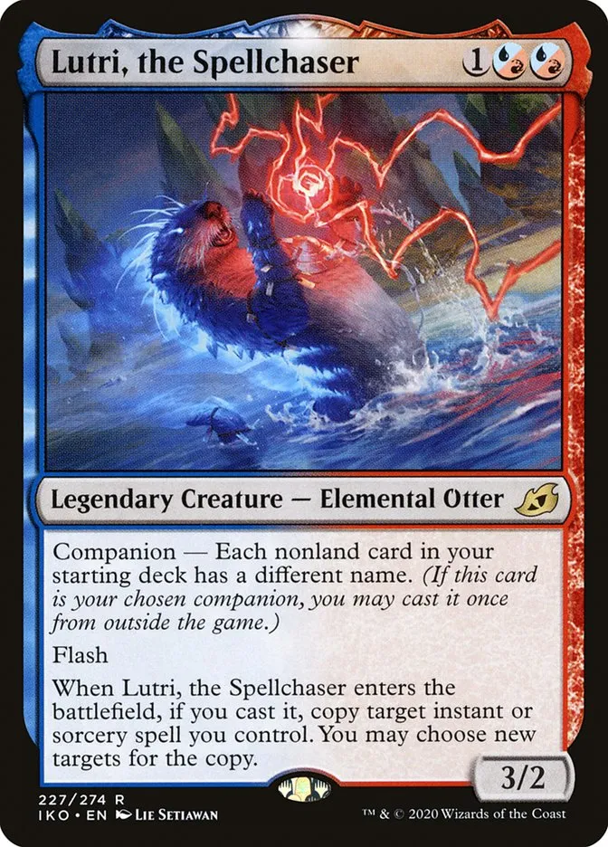 2020 Ikoria: Lair of Behemoths Lutri, the Spellchaser #227 rare card image