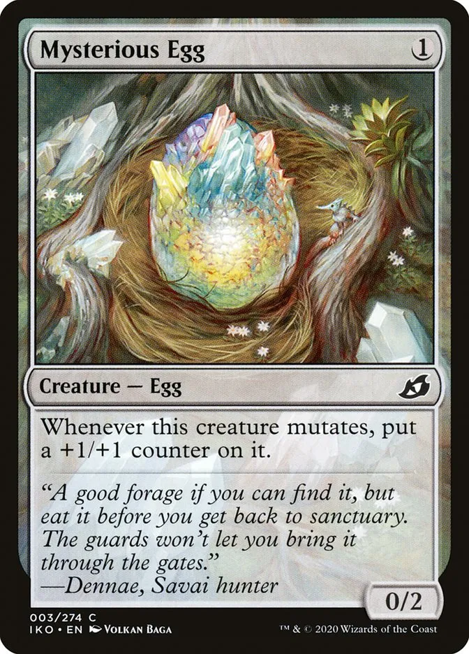 2020 Ikoria: Lair of Behemoths Mysterious Egg #3 common card image