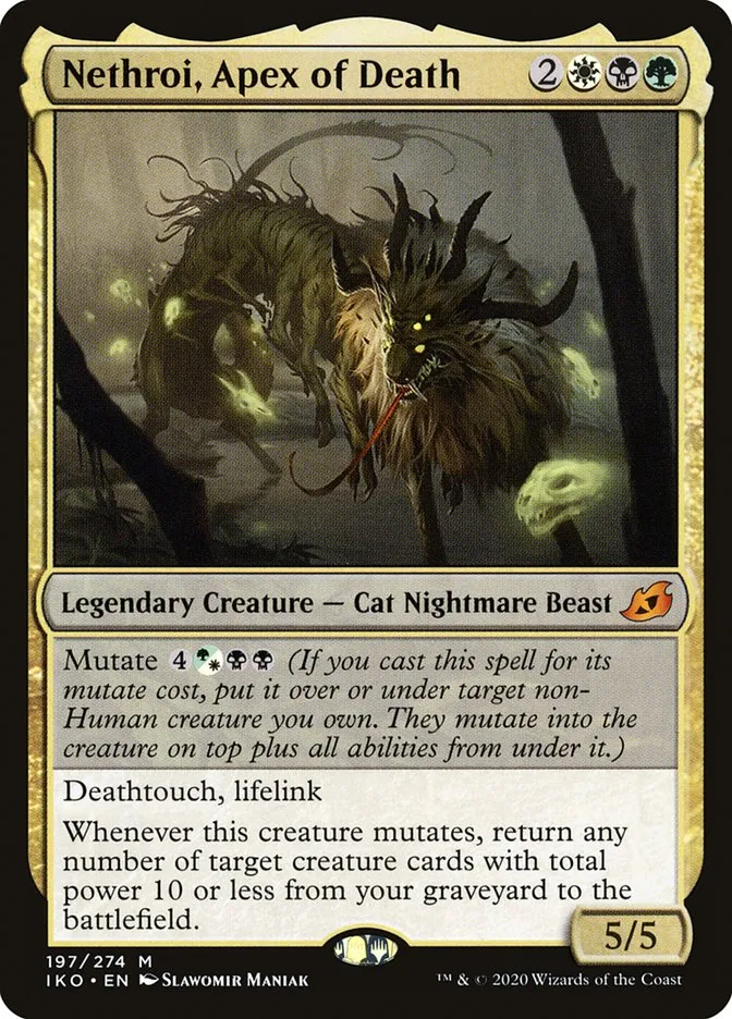 2020 Ikoria: Lair of Behemoths Nethroi, Apex of Death #197 mythic card image