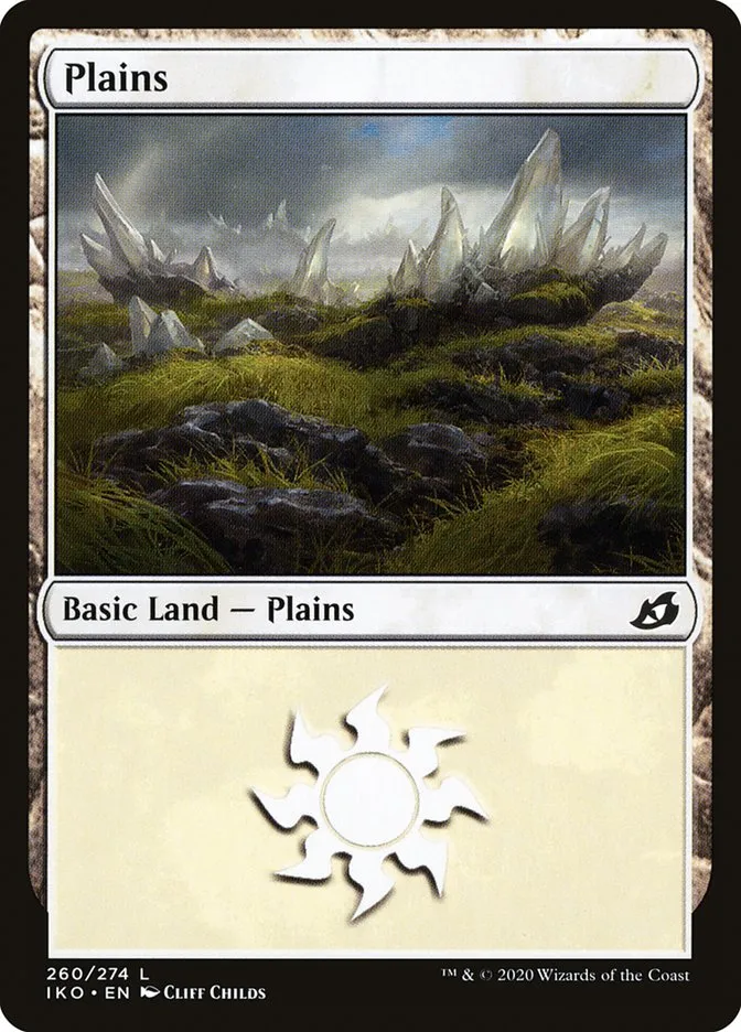 2020 Ikoria: Lair of Behemoths Plains #260 common card image