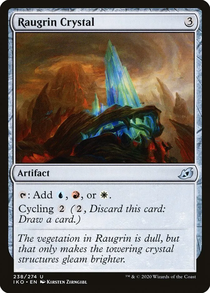 2020 Ikoria: Lair of Behemoths Raugrin Crystal #238 uncommon card image