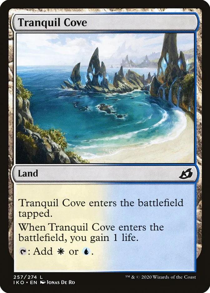 2020 Ikoria: Lair of Behemoths Tranquil Cove #257 common card image