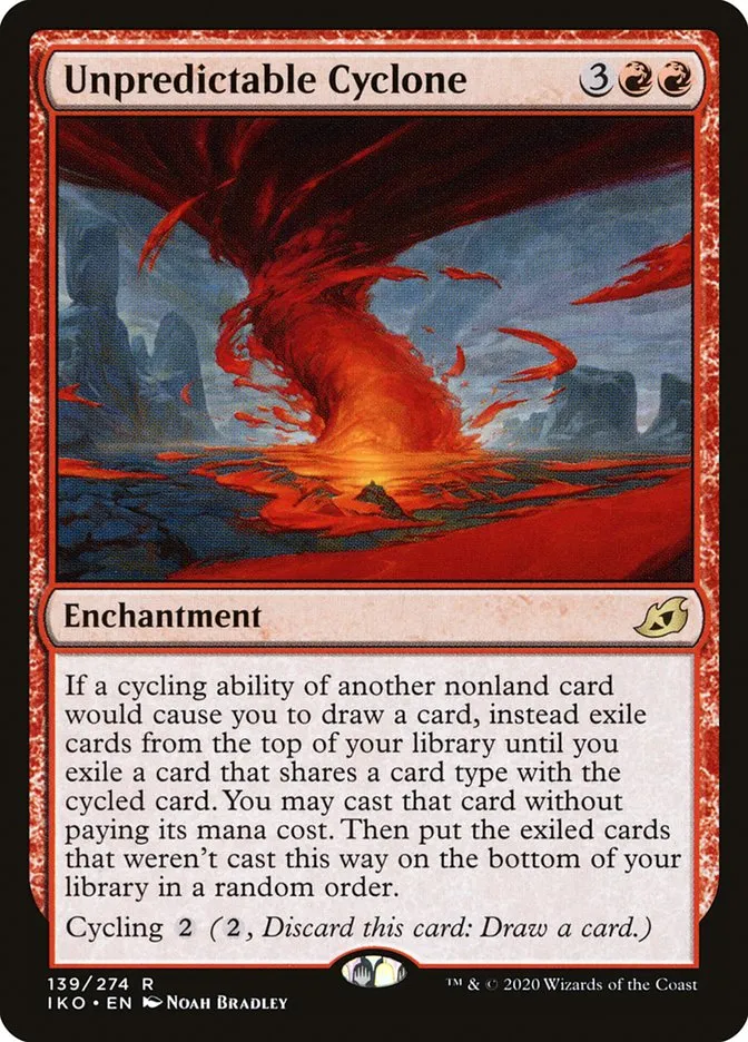 2020 Ikoria: Lair of Behemoths Unpredictable Cyclone #139 rare card image