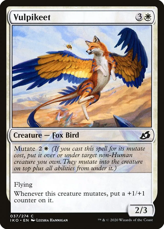 2020 Ikoria: Lair of Behemoths Vulpikeet #37 common card image