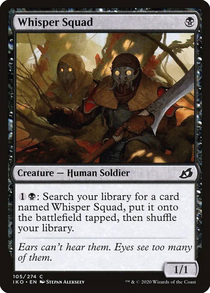 2020 Ikoria: Lair of Behemoths Whisper Squad #105 common card image