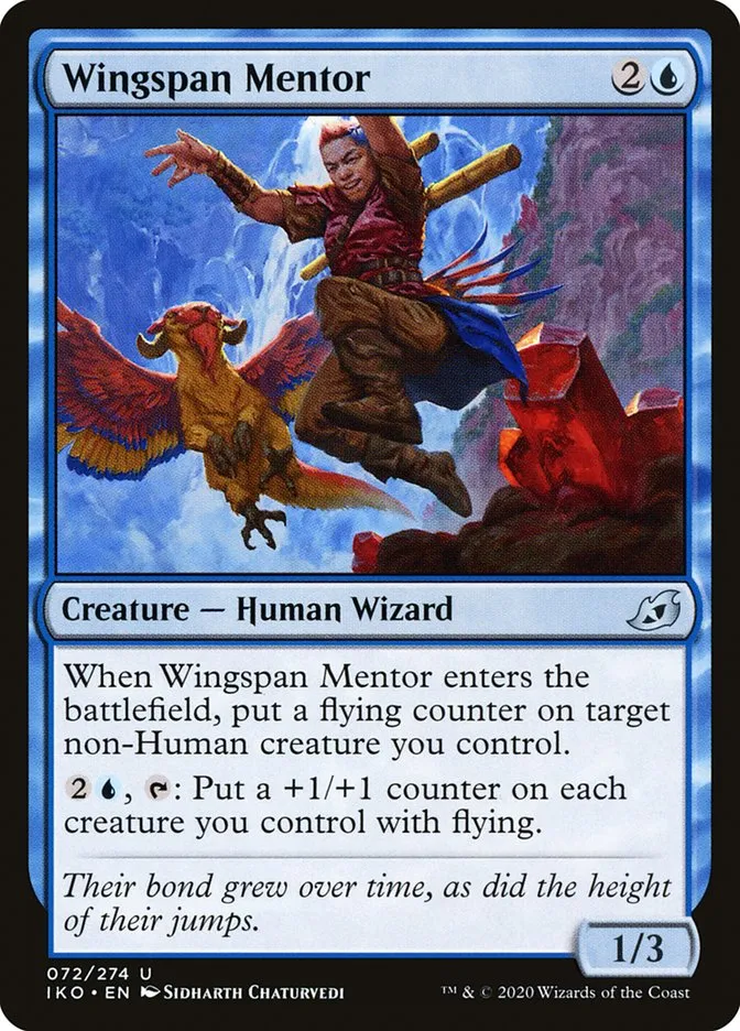 2020 Ikoria: Lair of Behemoths Wingspan Mentor #72 uncommon card image