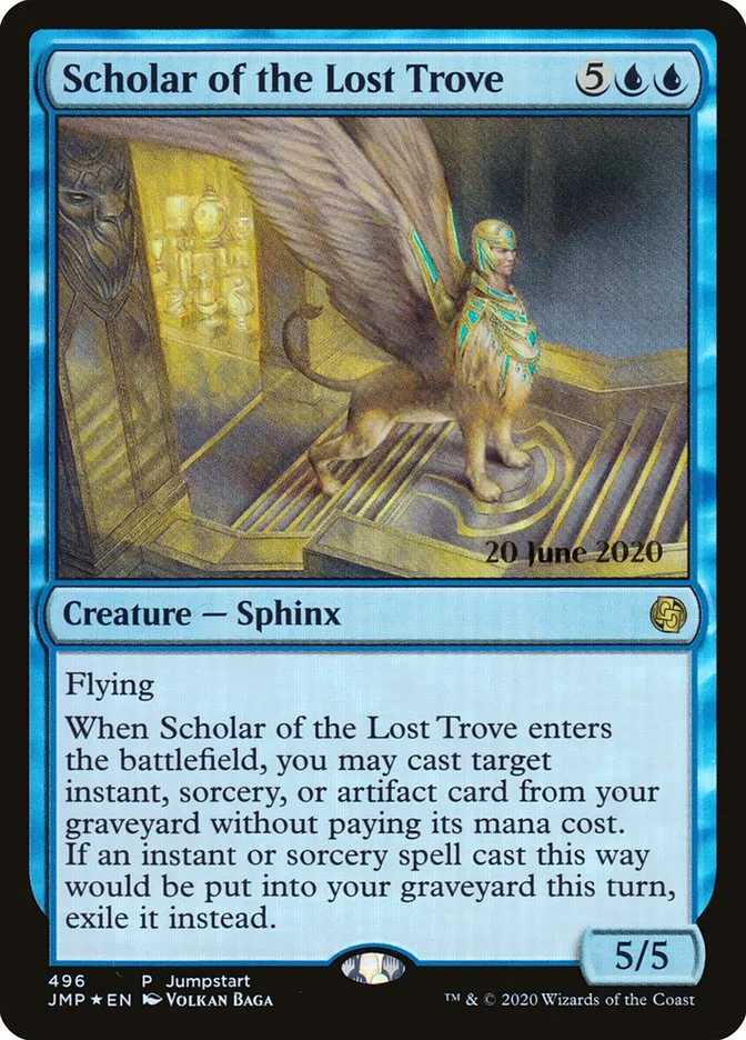 2020 Jumpstart Scholar of the Lost Trove #496 rare card image