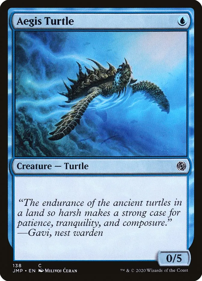 2020 Jumpstart Aegis Turtle common #138 common card image