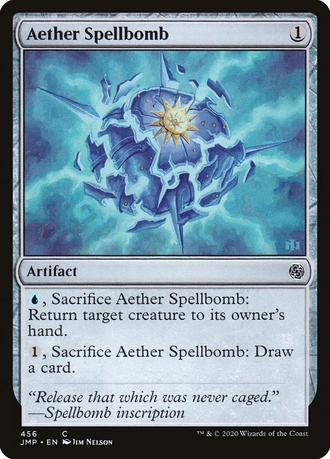 2020 Jumpstart Aether Spellbomb common #456 common card image