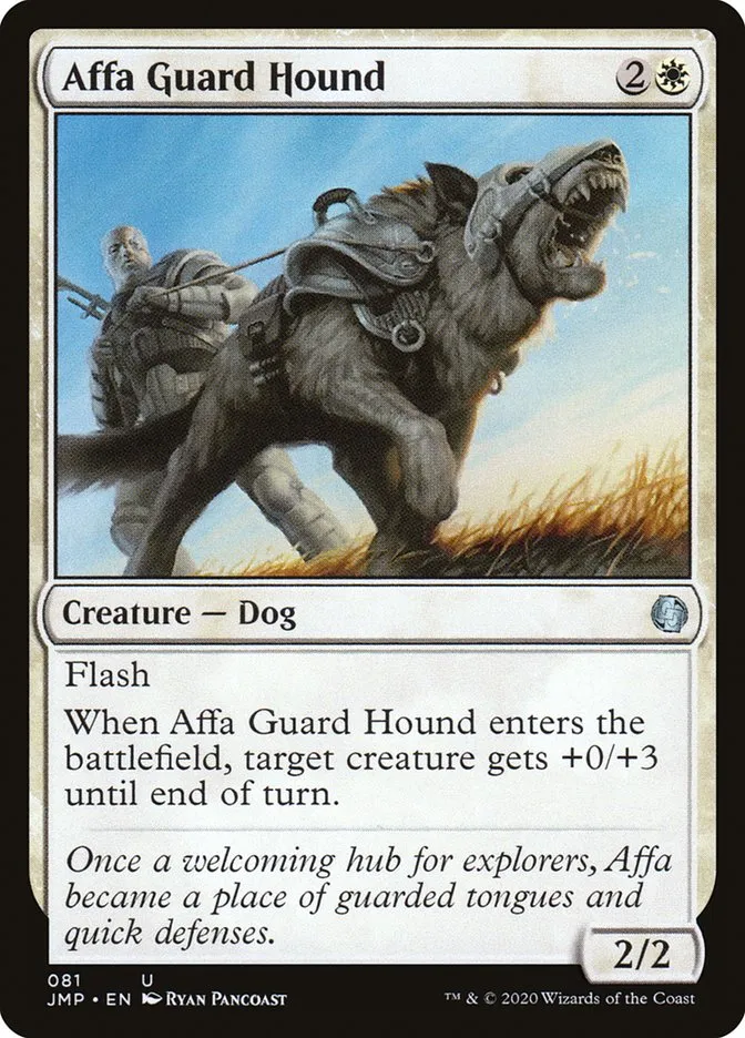 2020 Jumpstart Affa Guard Hound uncommon #81 uncommon card image