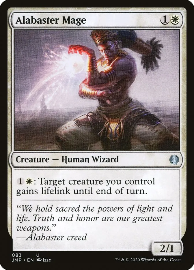 2020 Jumpstart Alabaster Mage uncommon #83 uncommon card image
