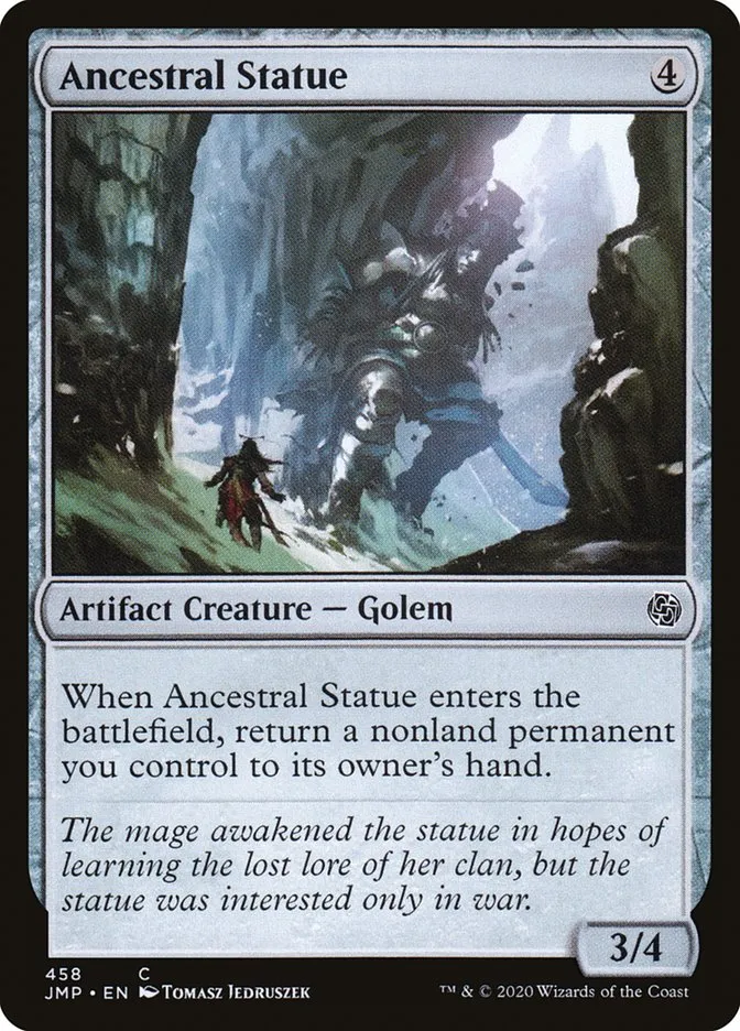 2020 Jumpstart Ancestral Statue common #458 common card image
