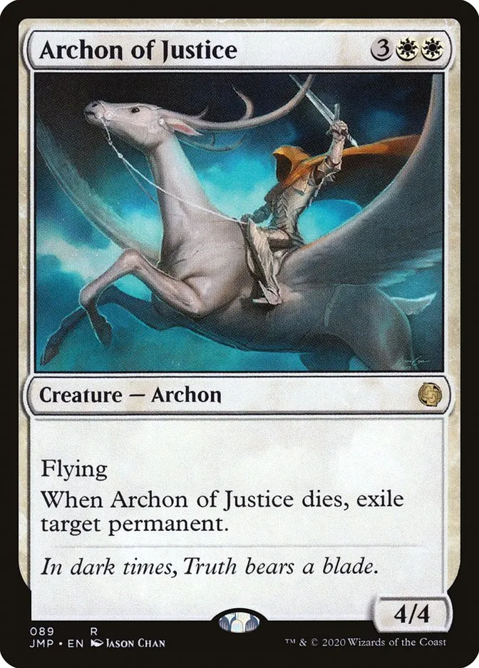 2020 Jumpstart Archon of Justice rare #89 rare card image