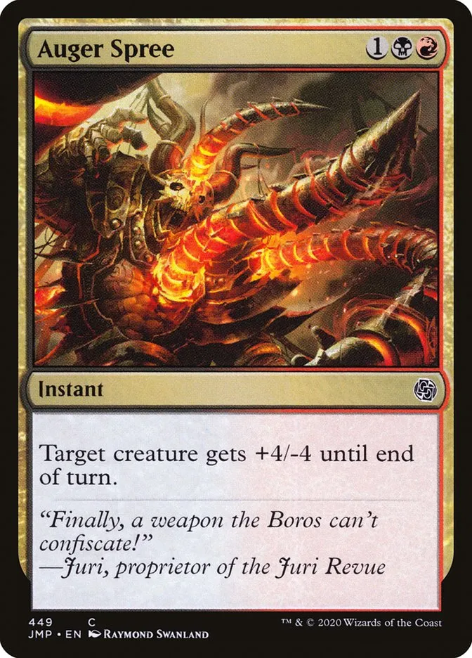 2020 Jumpstart Auger Spree common #449 common card image