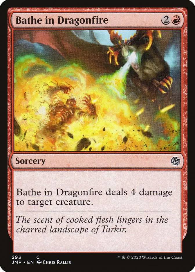 2020 Jumpstart Bathe in Dragonfire common #293 common card image