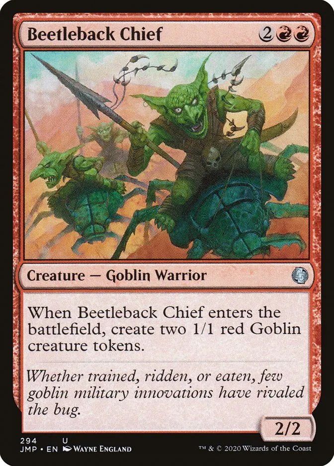 2020 Jumpstart Beetleback Chief uncommon #294 uncommon card image