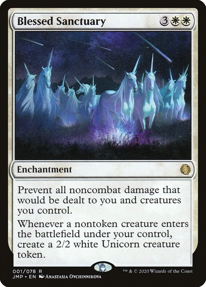 2020 Jumpstart Blessed Sanctuary rare #1 rare card image