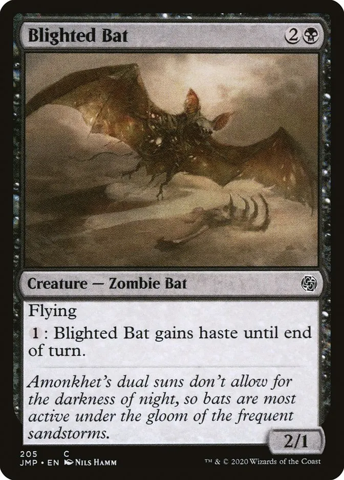 2020 Jumpstart Blighted Bat common #205 common card image
