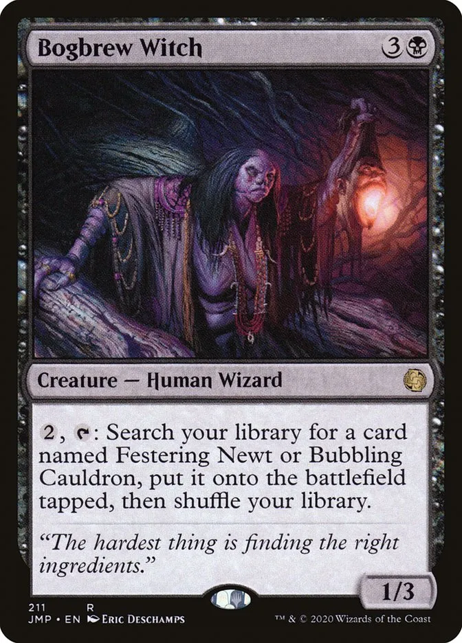 2020 Jumpstart Bogbrew Witch rare #211 rare card image