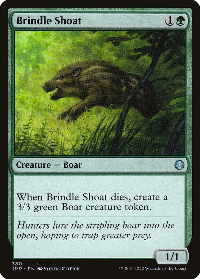 2020 Jumpstart Brindle Shoat uncommon #380 uncommon card image