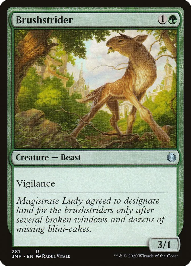 2020 Jumpstart Brushstrider uncommon #381 uncommon card image