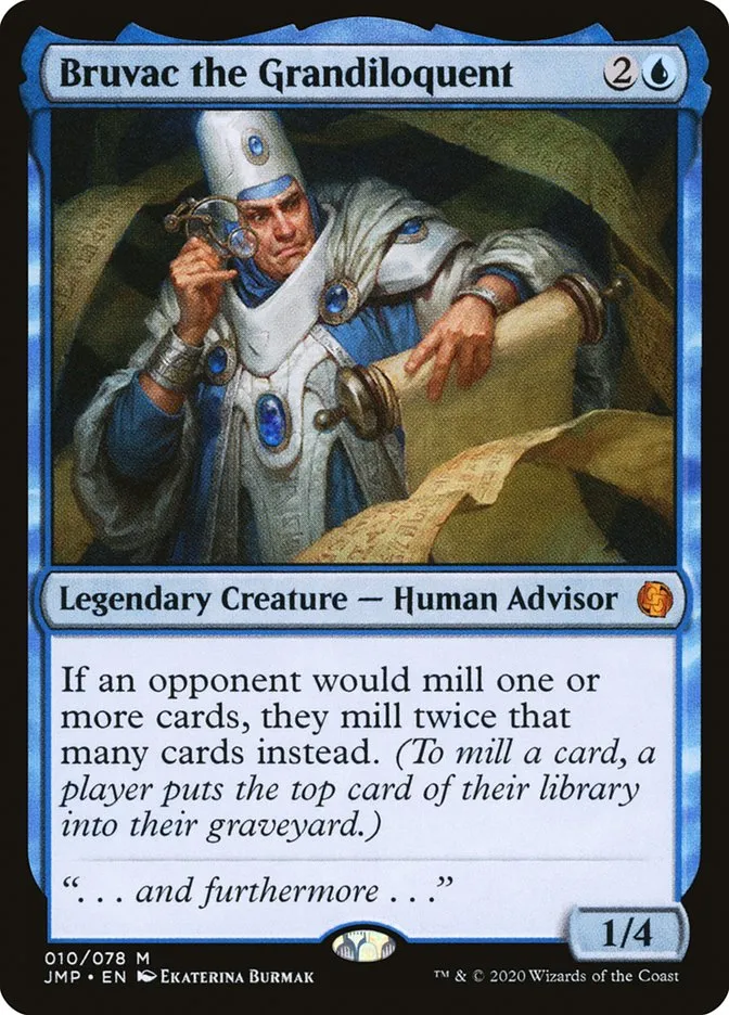 2020 Jumpstart Bruvac the Grandiloquent mythic #10 mythic card image