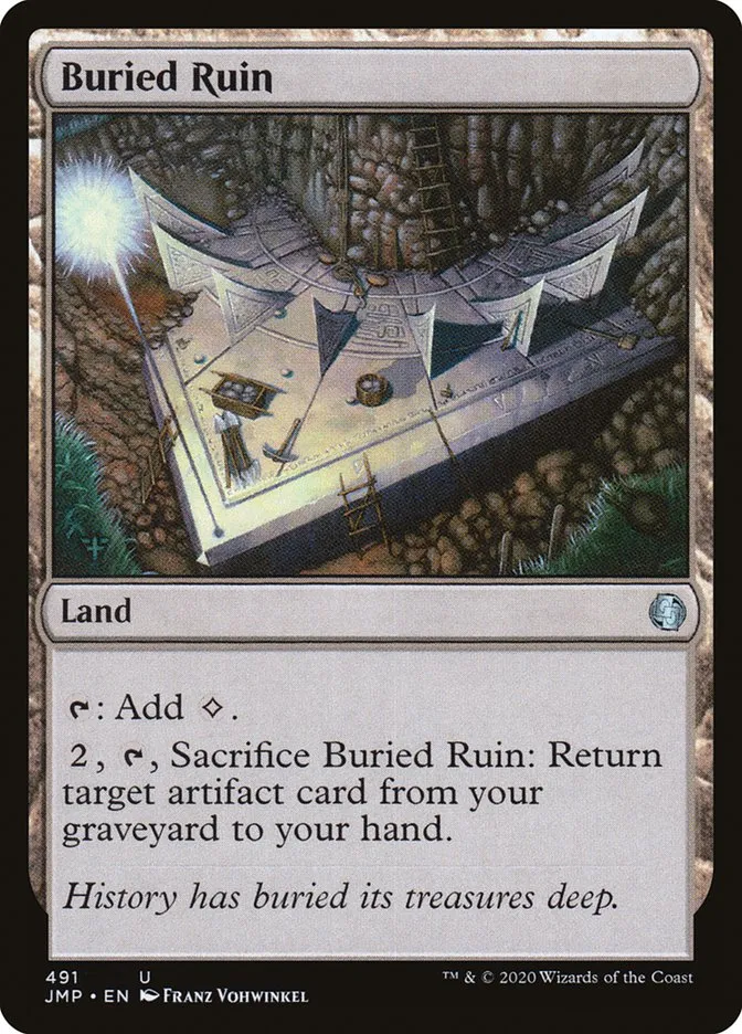 2020 Jumpstart Buried Ruin #491 uncommon card image