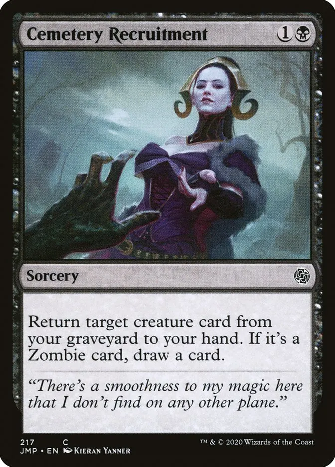 2020 Jumpstart Cemetery Recruitment #217 common card image