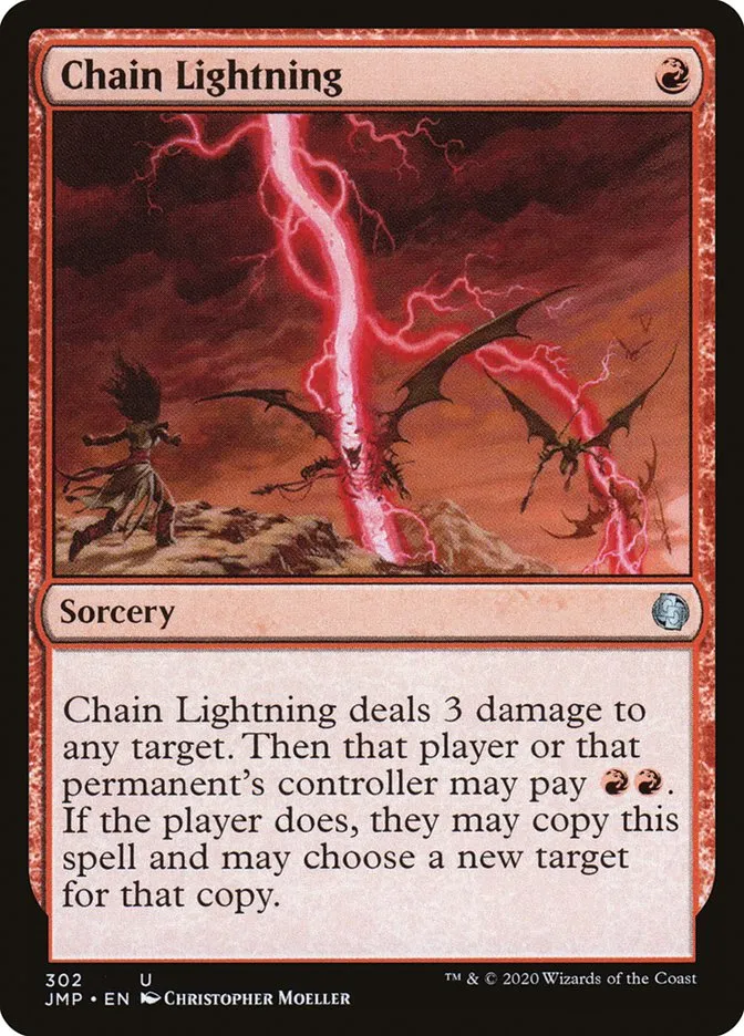 2020 Jumpstart Chain Lightning uncommon #302 uncommon card image