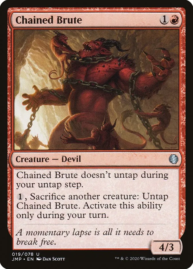 2020 Jumpstart Chained Brute uncommon #19 uncommon card image