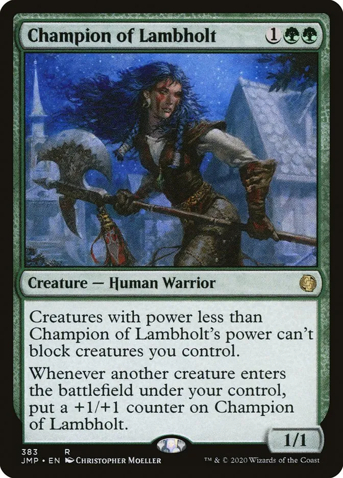 2020 Jumpstart Champion of Lambholt rare #383 rare card image