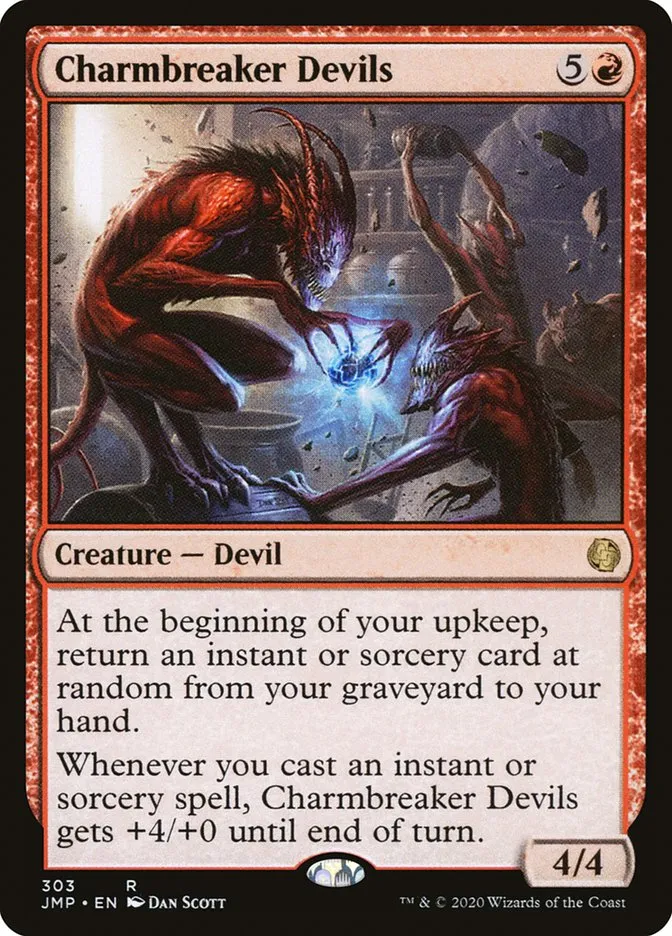 2020 Jumpstart Charmbreaker Devils rare #303 rare card image