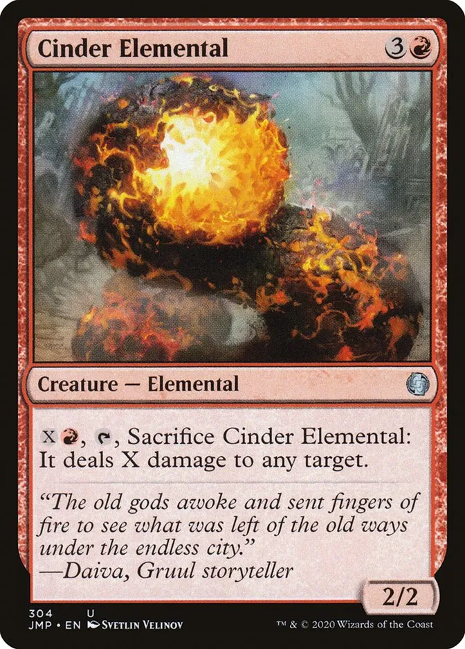 2020 Jumpstart Cinder Elemental uncommon #304 uncommon card image