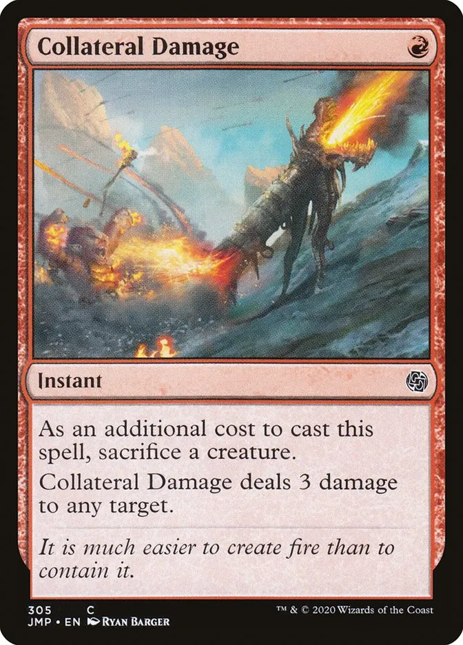 2020 Jumpstart Collateral Damage #305 common card image