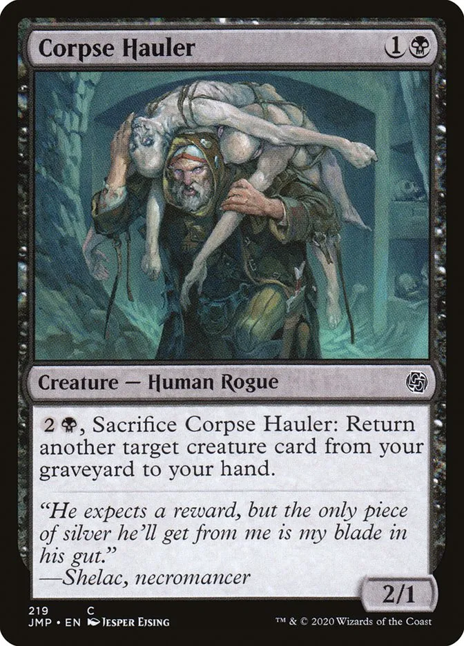 2020 Jumpstart Corpse Hauler common #219 common card image