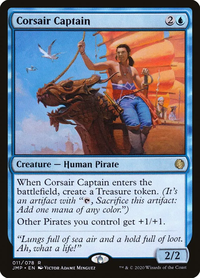 2020 Jumpstart Corsair Captain rare #11 rare card image