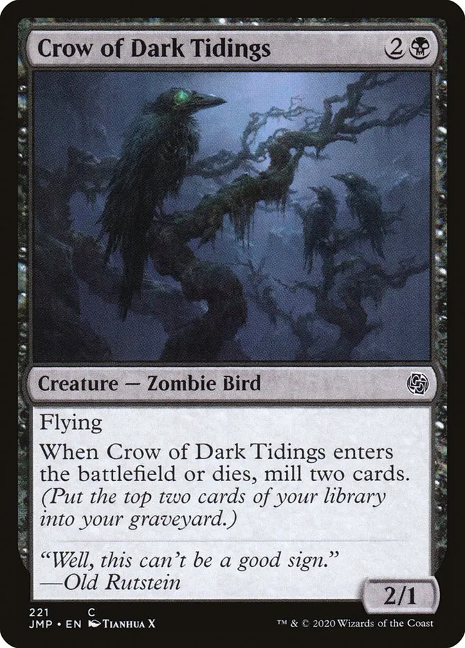 2020 Jumpstart Crow of Dark Tidings #221 common card image