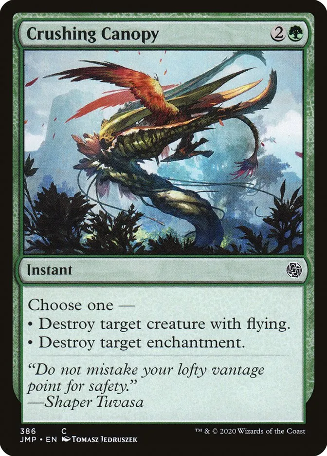 2020 Jumpstart Crushing Canopy common #386 common card image